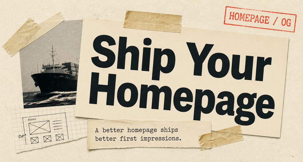 Homepage example Open Graph card